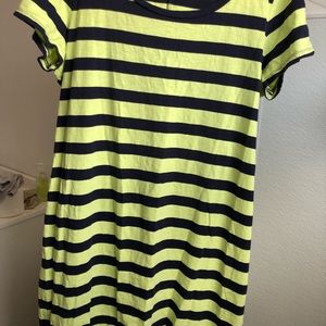 XL GAP Striped Swing Dress